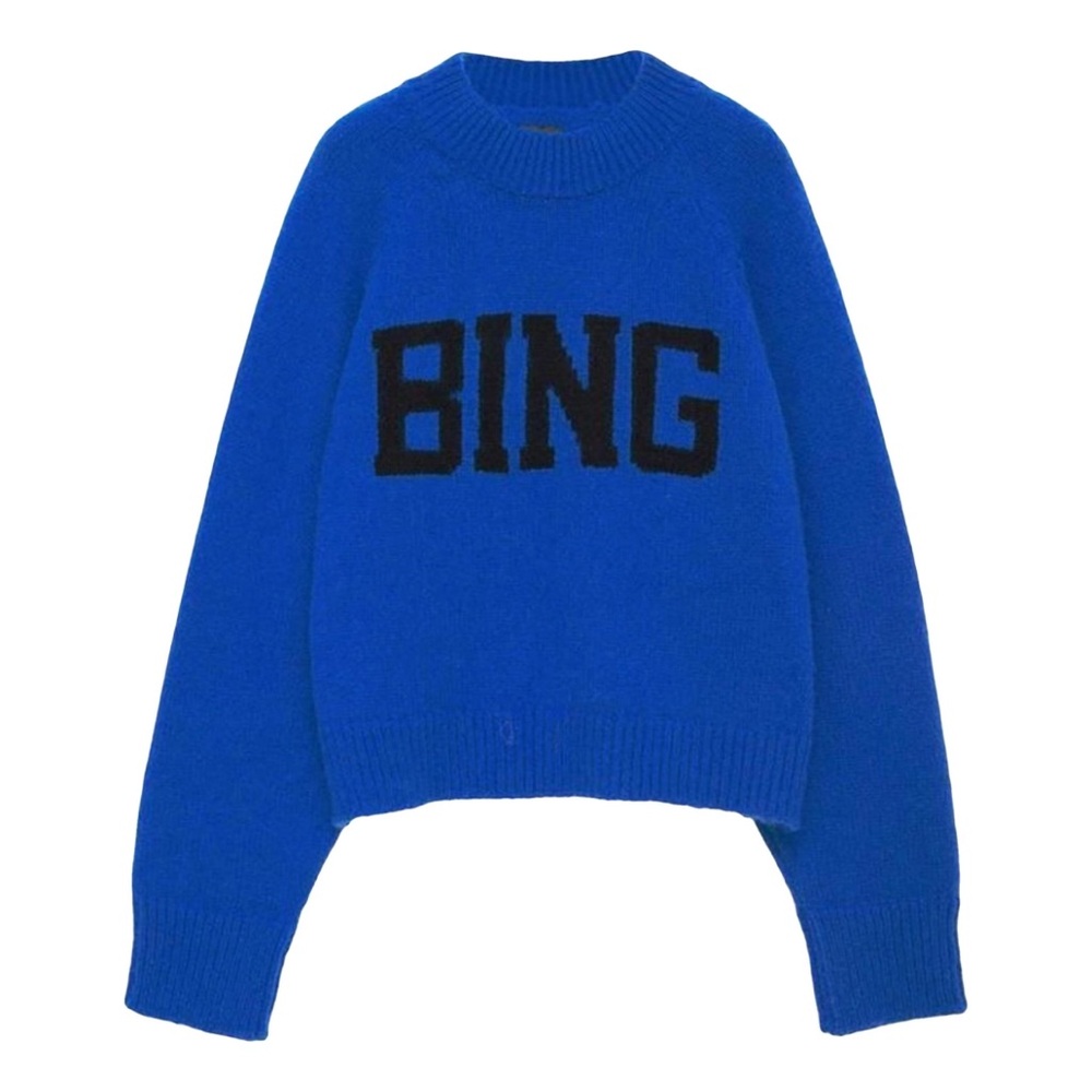 Anine Bing - Kendrick University Sweater in Electric Blue
